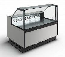 Тепловая витрина Carboma GC110 SH 1,25-1 тепловая (версия 2.0) (без боковин)