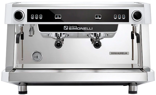 Рожковая кофемашина Nuova Simonelli AURELIA SEM 2Gr S (220V) (черная) (высокие группы) (дисплей на к