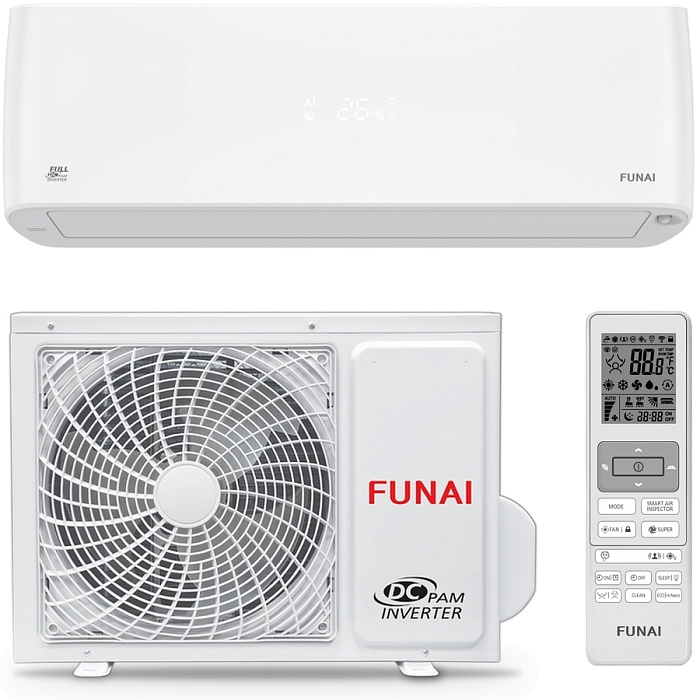 Кондиционер настенный инвертор. типа Funai RACI-EM25HP.D04