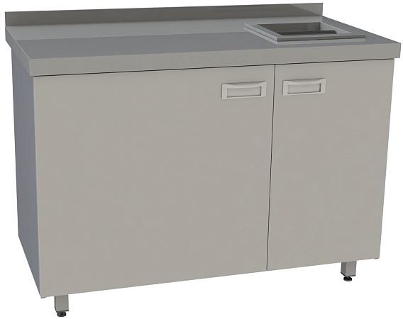 Барная станция для кофемашин Restoinox БСНКР-8/7-БП с нок-бокс