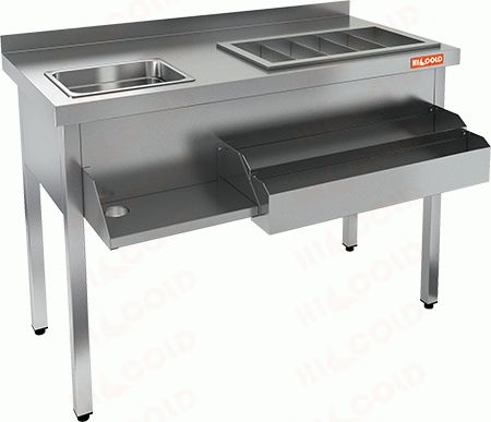 Барная станция коктейльная открытая Hicold НКС-12/5БПК