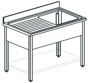 Ванна моечная Apach Chef Line LS116-54LW