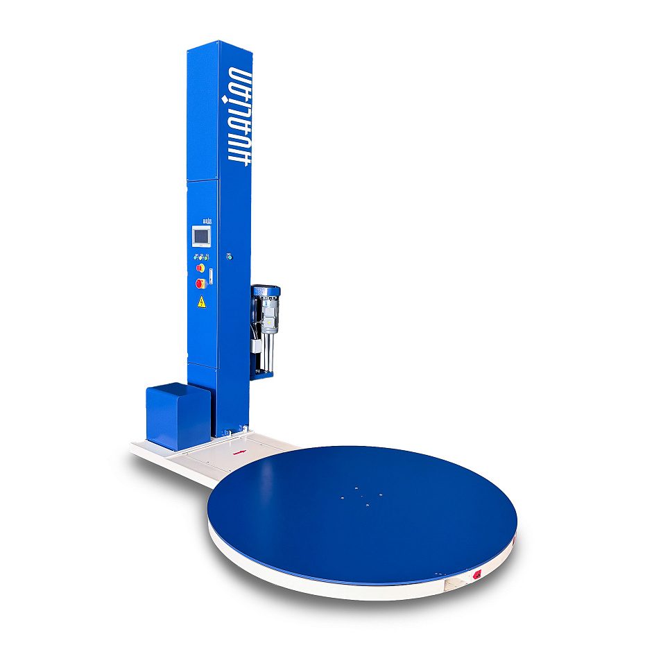 Паллетоупаковщик Hualian Machinery HL-1500 Про (с моторизированной кареткой с престрейчем)