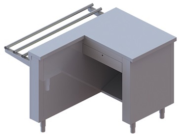 Кассовый прилавок Apach Chef Line LUC812L