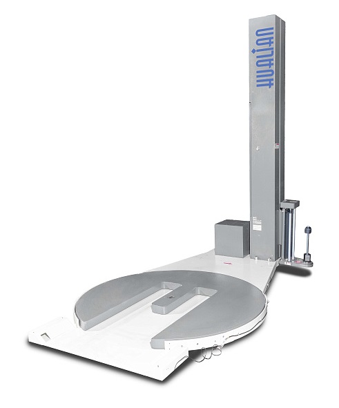 Паллетоупаковщик Hualian Machinery HL-1650EF Эко с E-платформой (с механическим натяжением)