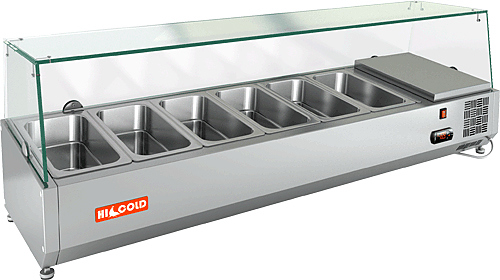 Холодильная витрина для ингредиентов Hicold VRX 1400