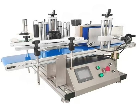 Автоматический этикетировщик для круглой тары Hualian Machinery HLKP-35