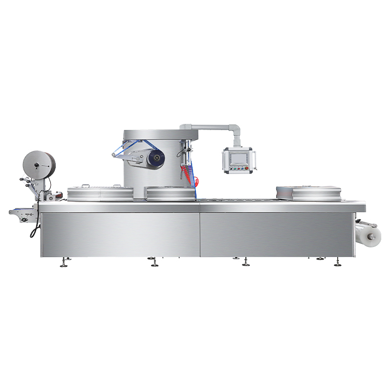 Автоматическая термоформовочная машина Hualian Machinery HVR-420A (220*76.8*50 мм; 300*76.8*50 мм; вод.охл., газ., этикетировщик)