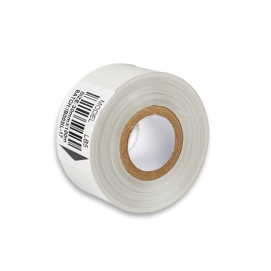 Термолента Hualian Machinery 30мм*100м (белая) (00000004220)