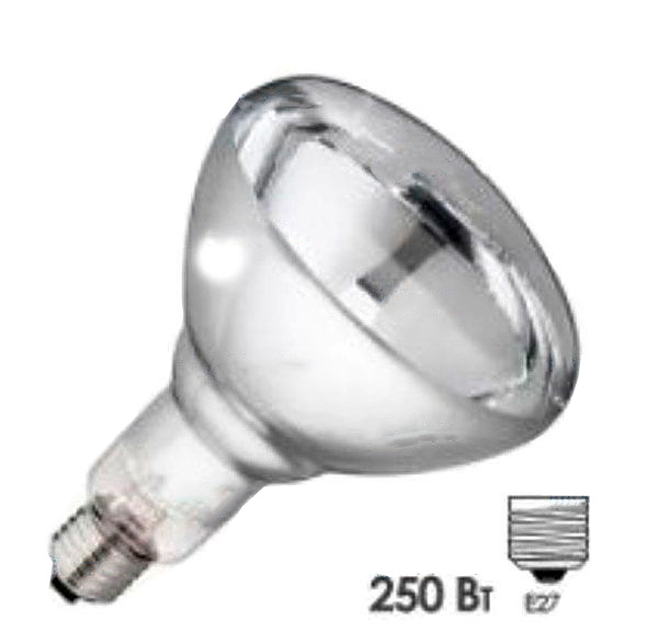 Лампа 250W E27 для лампы инфракрасной Hurakan HKN-DL