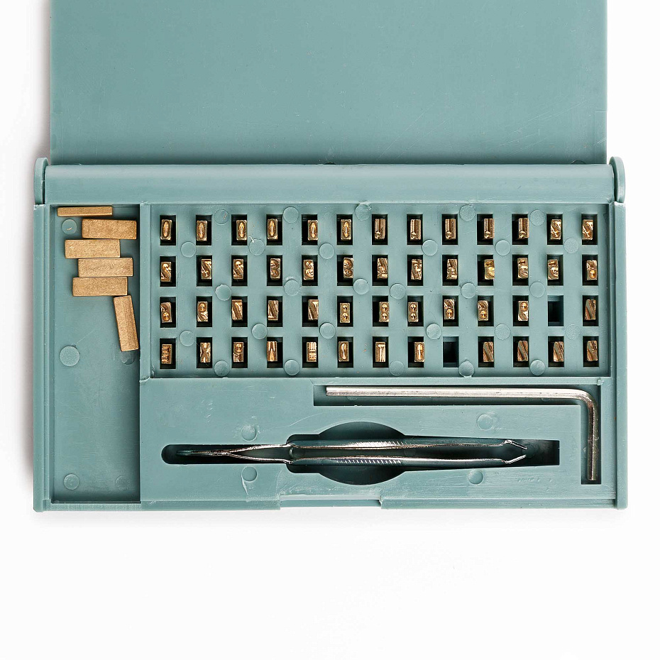 Комплект литер Hualian Machinery для HP-280 (2*4*15 мм) (00000000293)