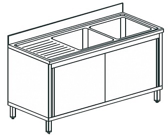 Ванна моечная Apach Chef Line L2S217-65LWSD