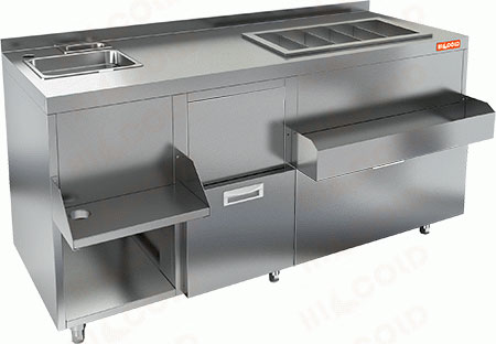 Барная станция коктейльная закрытая Hicold НБМКС-15/5БПК