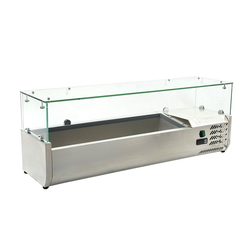 Холодильная витрина для ингредиентов Hurakan HKN-VRX1200/330