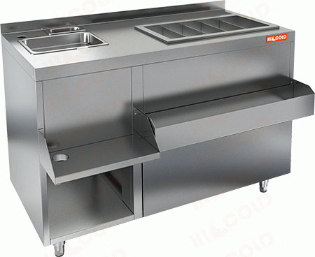 Барная станция коктейльная закрытая Hicold НБМКС-12/5БПК