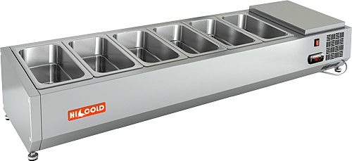 Холодильная витрина для ингредиентов Hicold VRTO 1390 к PZ3