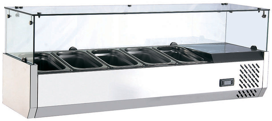 Холодильная витрина для ингредиентов Foodatlas RT-1200/380