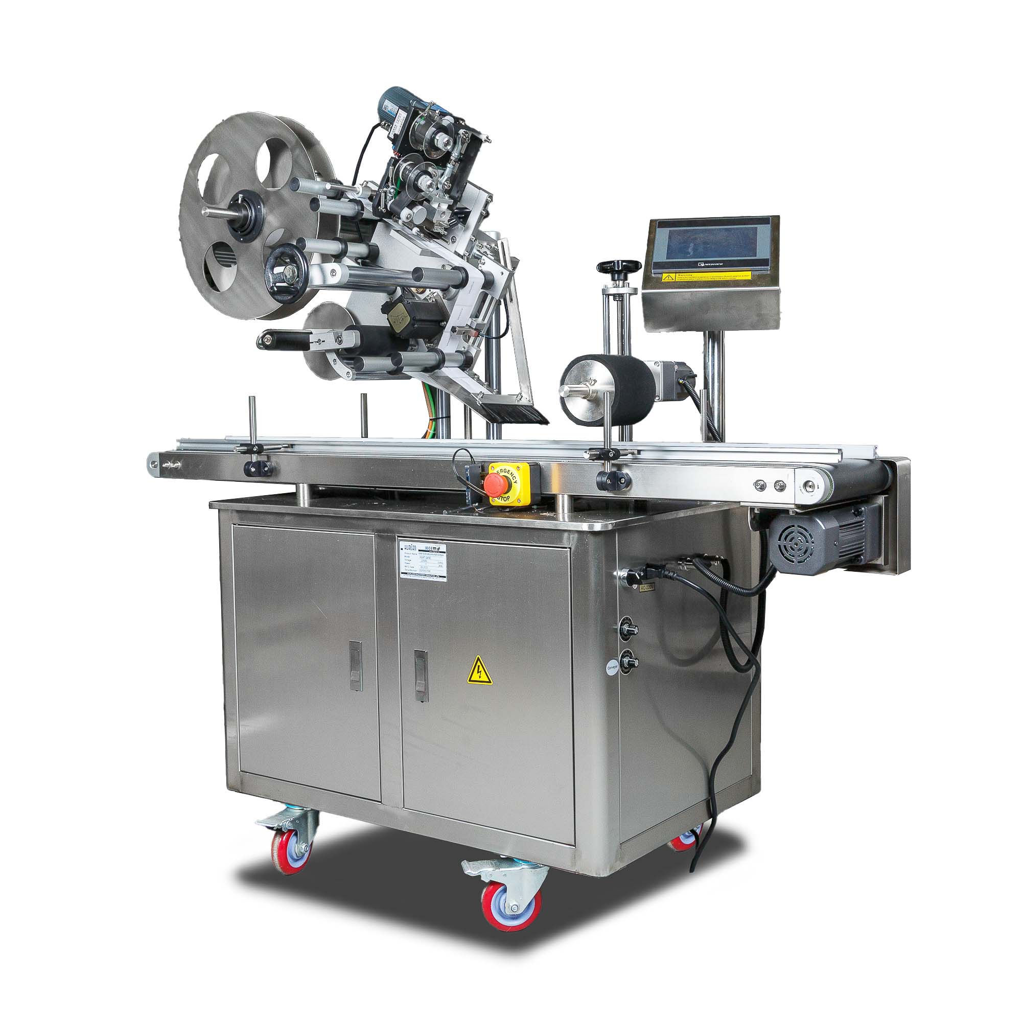 Автоматический этикетировщик для плоских поверхностей Hualian Machinery HLMT-220D